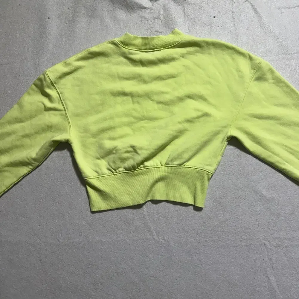 Wild Fable Womens size XS Lime Green Pullover Cropped Sweater NWTs - Picture 8 of 8